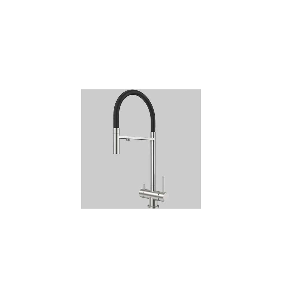 MONOCOMANDO LAVELLO 3 VIE MISSOURI ACCAIO INOX