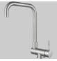 MONOCOMANDO LAVELLO KANSAS SOTTO FINESTRA ACCIAO INOX