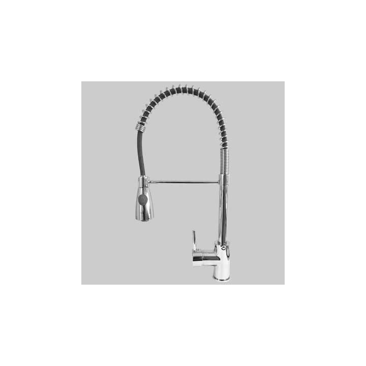 MONOCOMANDO LAVELLO CUCINA CON MOLLA SERIE 3000 - Dm 40 cromo