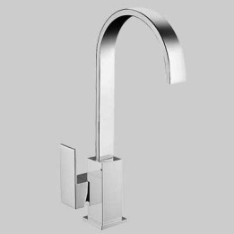 MISCELATORE LAVELLO BOCCA A PONTE SQUARE - Cromo
