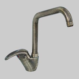 MISCELATORE LAVELLO CUCINA GIREVOLE MIX 40 - Bronzo