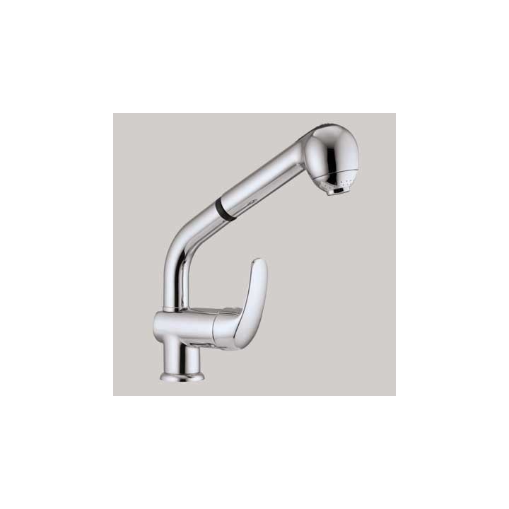 MISCELATORE LAVELLO CUCINA DOCCIA ESTRAIBILE - Cromo