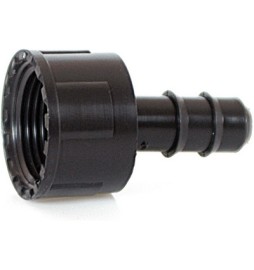 RACCORDO PORTAGOMMA CON GHIERA FEMMINA 3/4" x 16