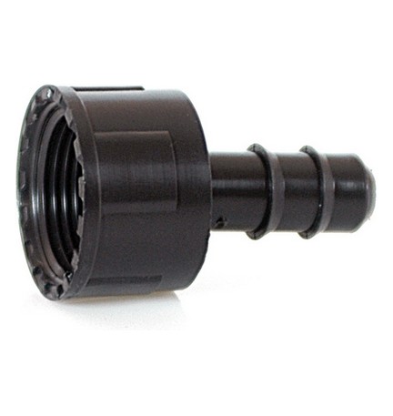 RACCORDO PORTAGOMMA CON GHIERA FEMMINA 3/4" x 16