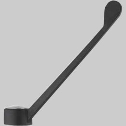 LEVA CLINICA PER MISCELATORI MONOCOMANDO - Cm 26 nera