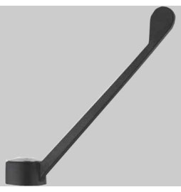 LEVA CLINICA PER MISCELATORI MONOCOMANDO - Cm 26 nera