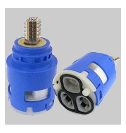 CARTUCCIA KEROX PER MONOCOMANDO Ø 25 SLIM - Bassa 2 fermi