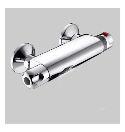 MONOCOMANDO DOCCIA ESTERNO TERMOSTATICO EURO A - Cromo