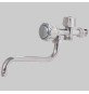 RUBINETTO A SNODO CON ATTACCO LAVATRICE - Cromo 1/2x3/4