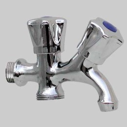 RUBINETTO DUPLEX LEGGERO - 1/2x3/4