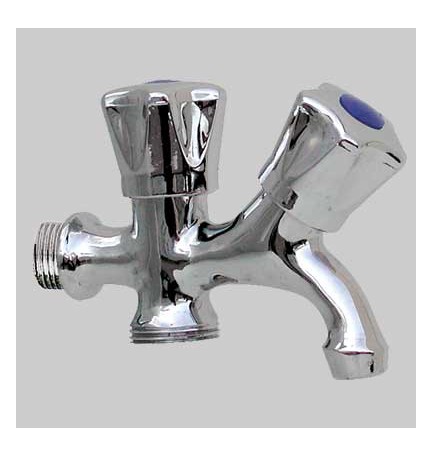 RUBINETTO DUPLEX LEGGERO - 1/2x3/4