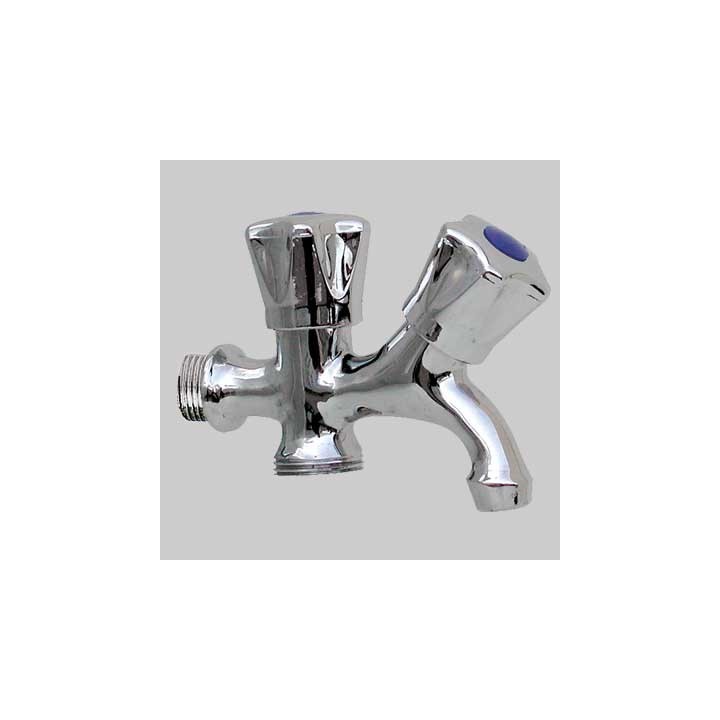 RUBINETTO DUPLEX LEGGERO - 1/2x3/4