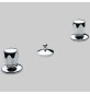 BATTERIA BIDET 3 FORI CROMO FROMAC - -