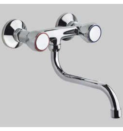 GRUPPO LAVELLO A PARETE CON CANNA S FROMAC - 1/2