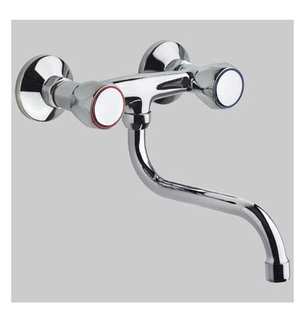 GRUPPO LAVELLO A PARETE CON CANNA S FROMAC - 1/2