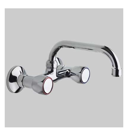 LAVELLO A MURO CANNA SUPERIORE U CROMO - -