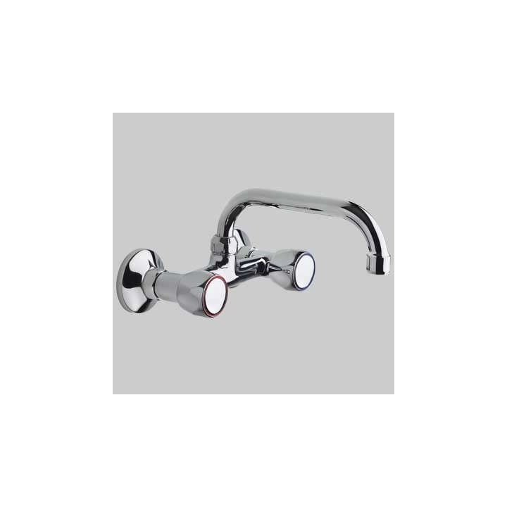 LAVELLO A MURO CANNA SUPERIORE U CROMO - -