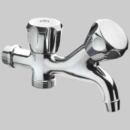 RUBINETTO DUPLEX PESANTE FROMAC - 1/2 x 3/4