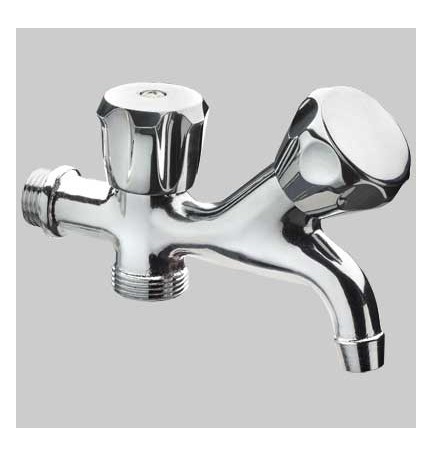 RUBINETTO DUPLEX PESANTE FROMAC - 1/2 x 3/4