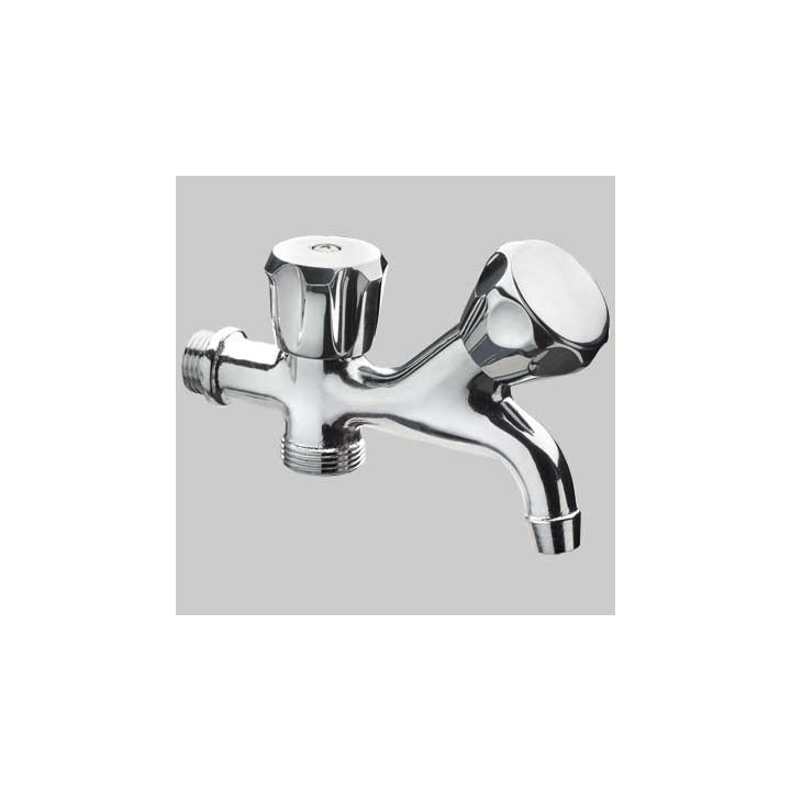 RUBINETTO DUPLEX PESANTE FROMAC - 1/2 x 3/4