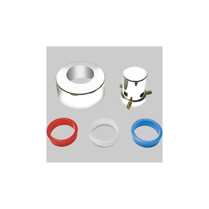 CAPPUCCIO UNIVERSALE PER RUBINETTI E VALVOLE A SFERA AD INCASSO - Rosso -trasparente -blu