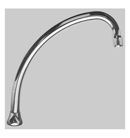 CANNA UNIVERSALE JOTA PER MONOFORO LAVELLO - Cromo 200 mm