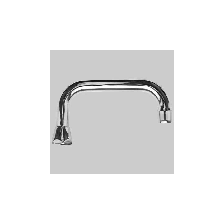 CANNA SUPERIORE PER GRUPPO LAVELLO A MURO - Cromo 250 mm