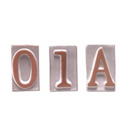 BL NUMERO CIVICO 8 IN TERRACOTTA 5X9 CM