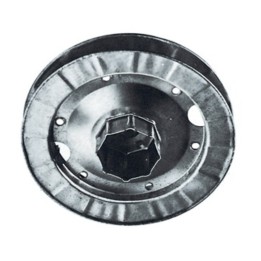 PULEGGIA C/CALOTTA ACC D 180 MM P/RULLO OTTAG