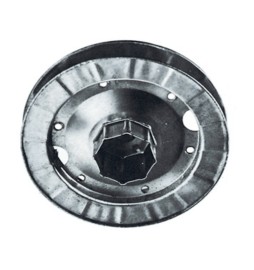PULEGGIA C/CALOTTA ACC D 180 MM P/RULLO OTTAG