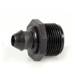 DERIVAZIONE CON GOMMINO FIL. MASCHIO PER TUBI PE 1"