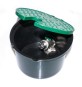 POZZETTO CON VALVOLA IN METALLO 2 INGRESSI 3/4" - cm 20,5 x H. 13