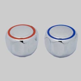 MANIGLIA PER RUBINETTERIA - 8x20 con placca Blu-Rosso