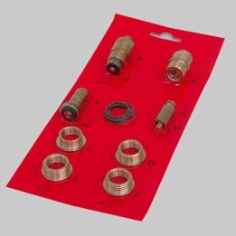 KIT VITONE UNIVERSALE PER RUBINETTERIA - 12 combinazioni