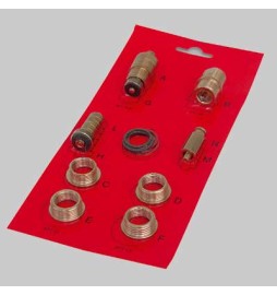 KIT VITONE UNIVERSALE PER RUBINETTERIA - 12 combinazioni