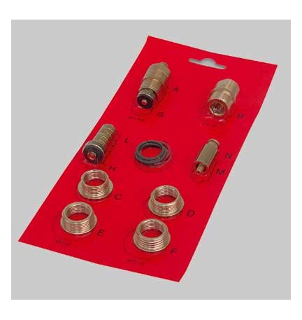 KIT VITONE UNIVERSALE PER RUBINETTERIA - 12 combinazioni