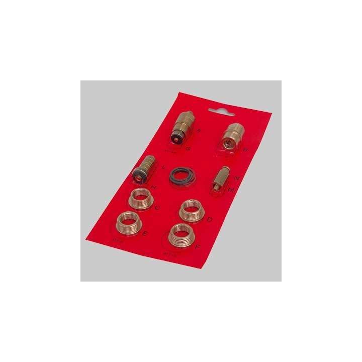 KIT VITONE UNIVERSALE PER RUBINETTERIA - 12 combinazioni