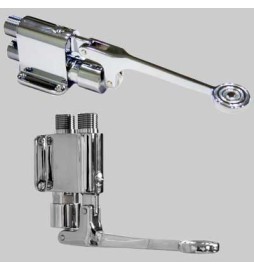 RUBINETTO A PEDALE KLINTON 1 VIA PAVIMENTO - 1/2 Cromo