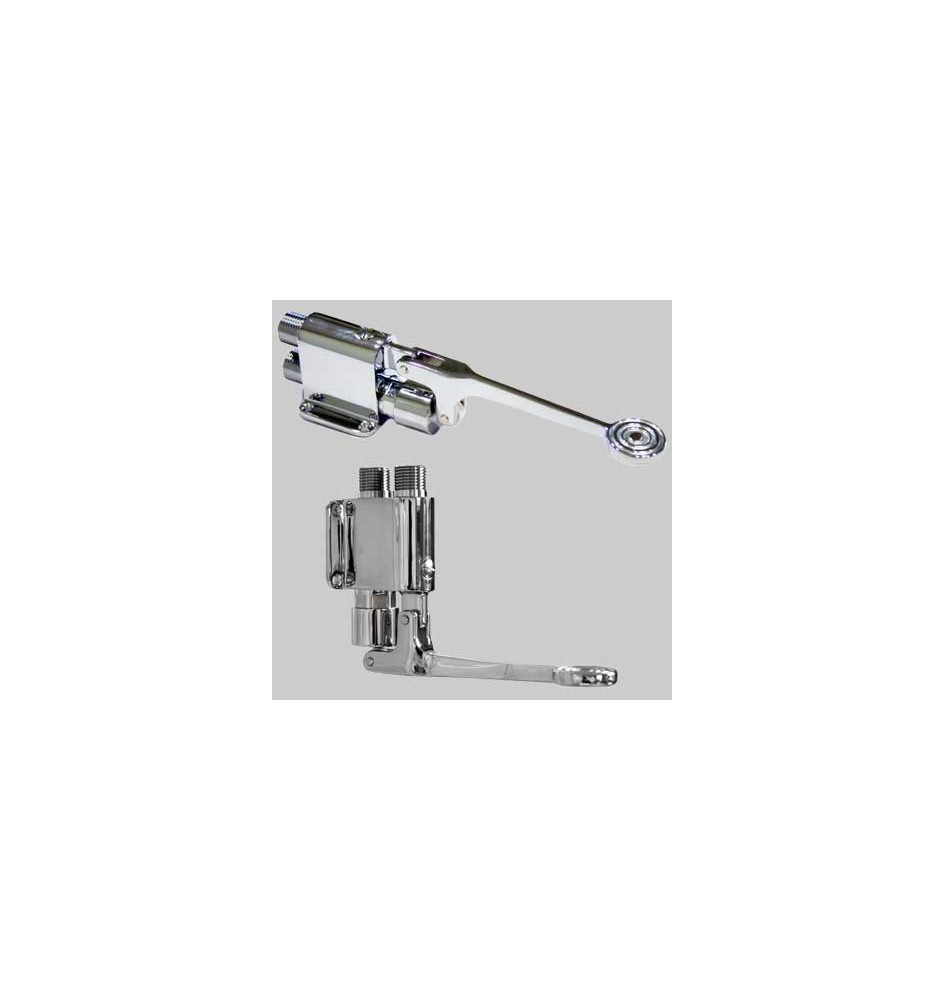 RUBINETTO A PEDALE KLINTON 1 VIA PAVIMENTO - 1/2 Cromo