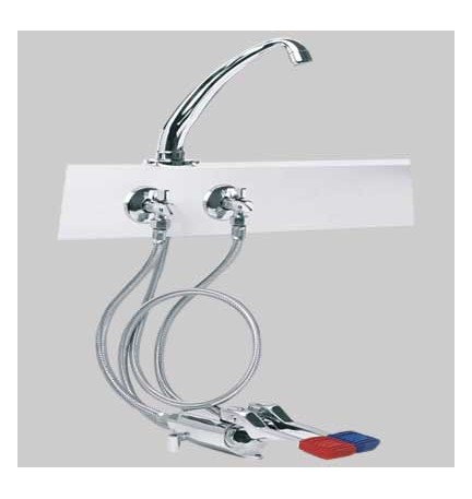 KIT PREASSEMBLATO MODELLO K CON RUBINETTO 2 VIE - -