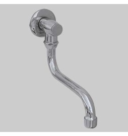 BOCCA DI EROGAZIONE A SNODO PER RUBINETTO A PEDALE - Cromo