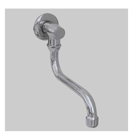 BOCCA DI EROGAZIONE A SNODO PER RUBINETTO A PEDALE - Cromo