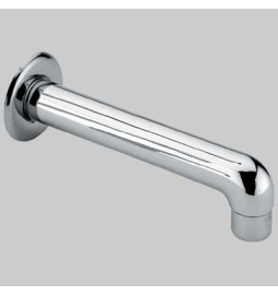 BOCCA DI EROGAZIONE A MURO PER RUBINETTO A PEDALE - Cromo