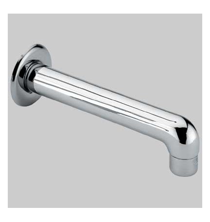 BOCCA DI EROGAZIONE A MURO PER RUBINETTO A PEDALE - Cromo