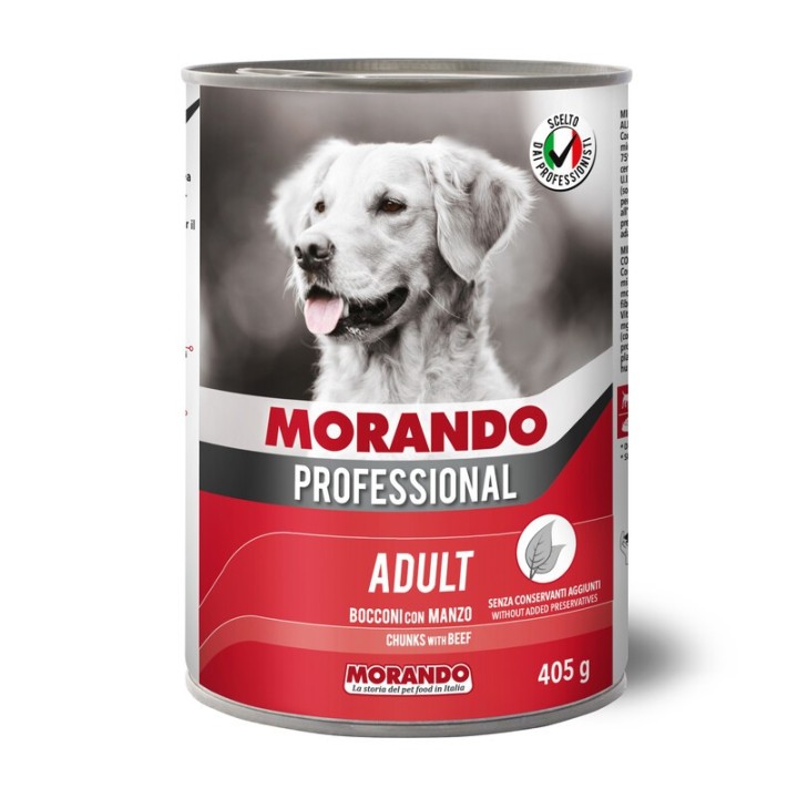 CIBO CANE MORANDO LATT 405 G BOCCONI MANZO