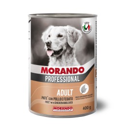 CIBO CANE MORANDO LATT 400 G PAT POLLO FEGATO
