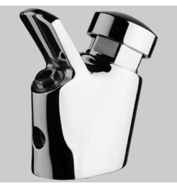 RUBINETTO A PULSANTE CON GETTO PARABOLICO - 1/2