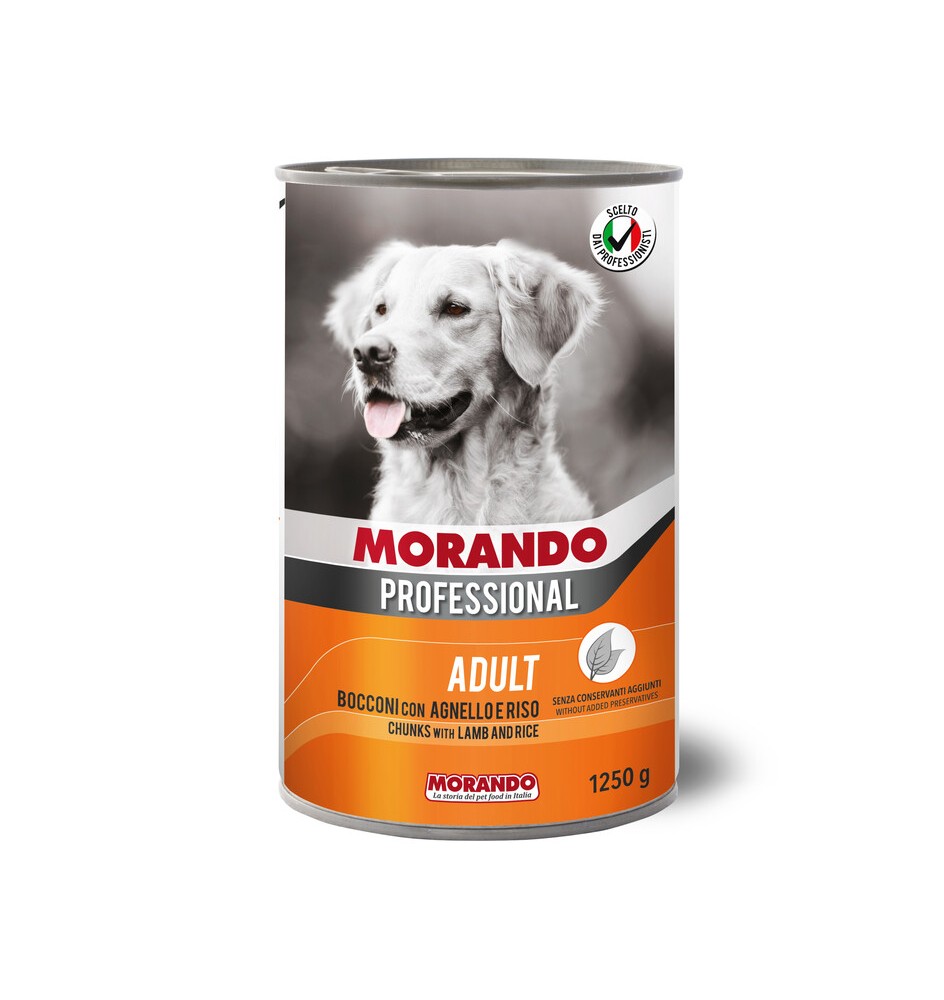 CIBO CANE MORANDO LATT 1250 G AGNELLO RIS0