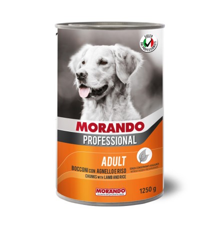 CIBO CANE MORANDO LATT 1250 G AGNELLO RIS0