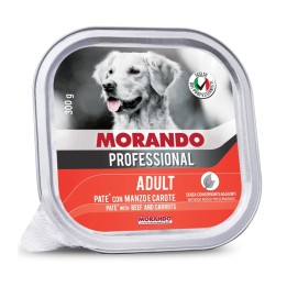 CIBO CANE MORANDO VSC 300 G PATE MANZO CAROTE